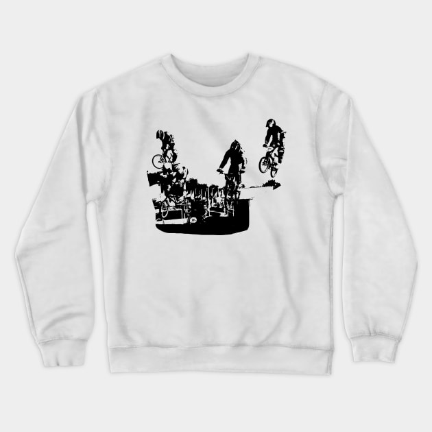 bmx Crewneck Sweatshirt by rickylabellevie